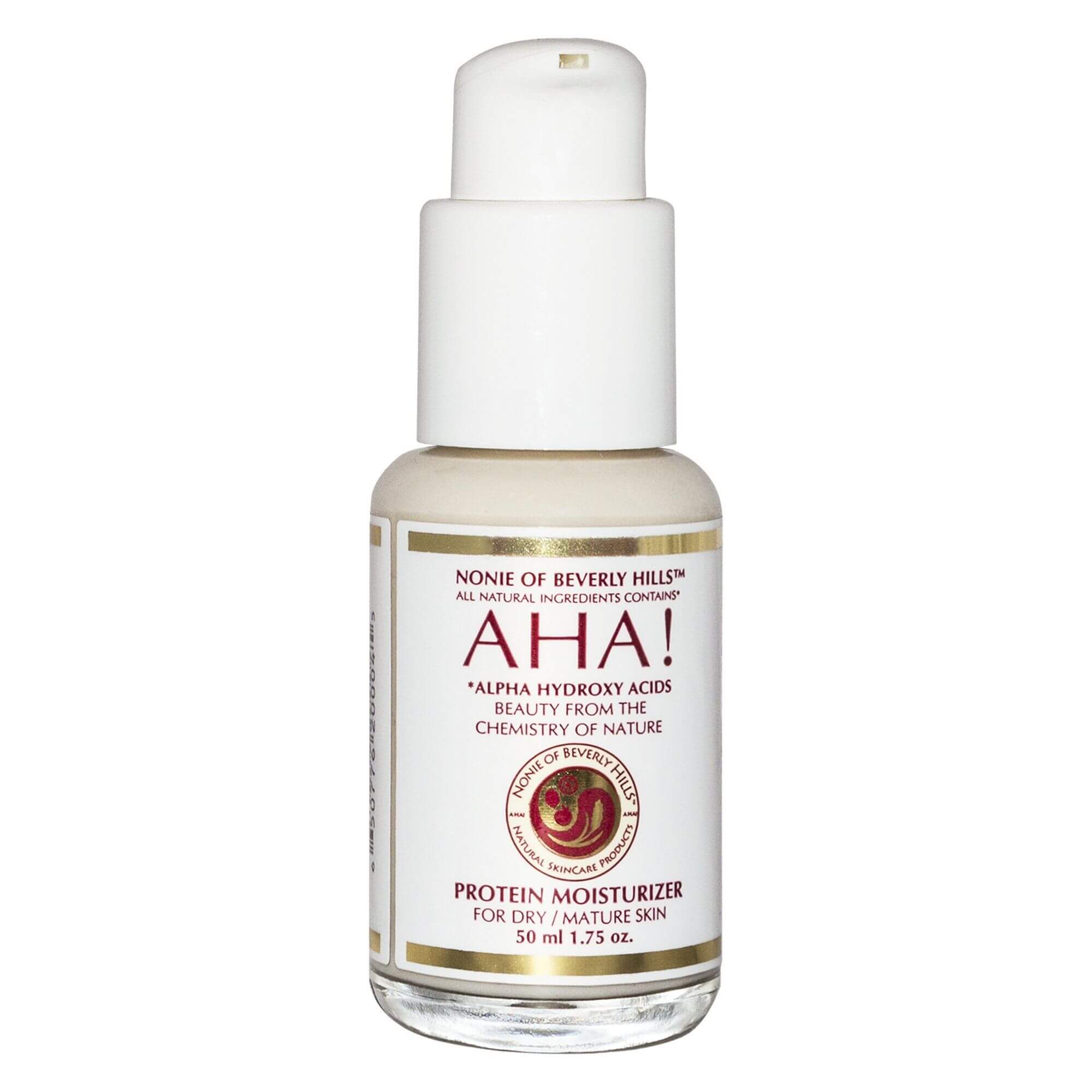 AHA! Protein Moisturizer 1.75 oz - for Dry/Mature Skin - Nonie of Beverly Hills