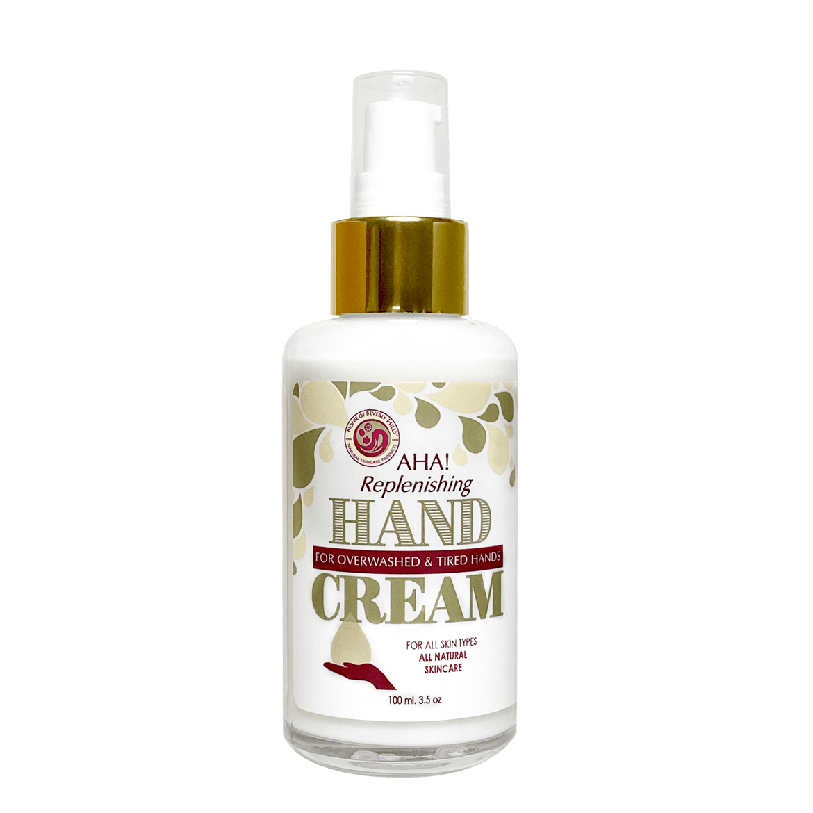 AHA! Replenishing Hand Cream 3.5 oz - For All Skin Types - Nonie of Beverly Hills