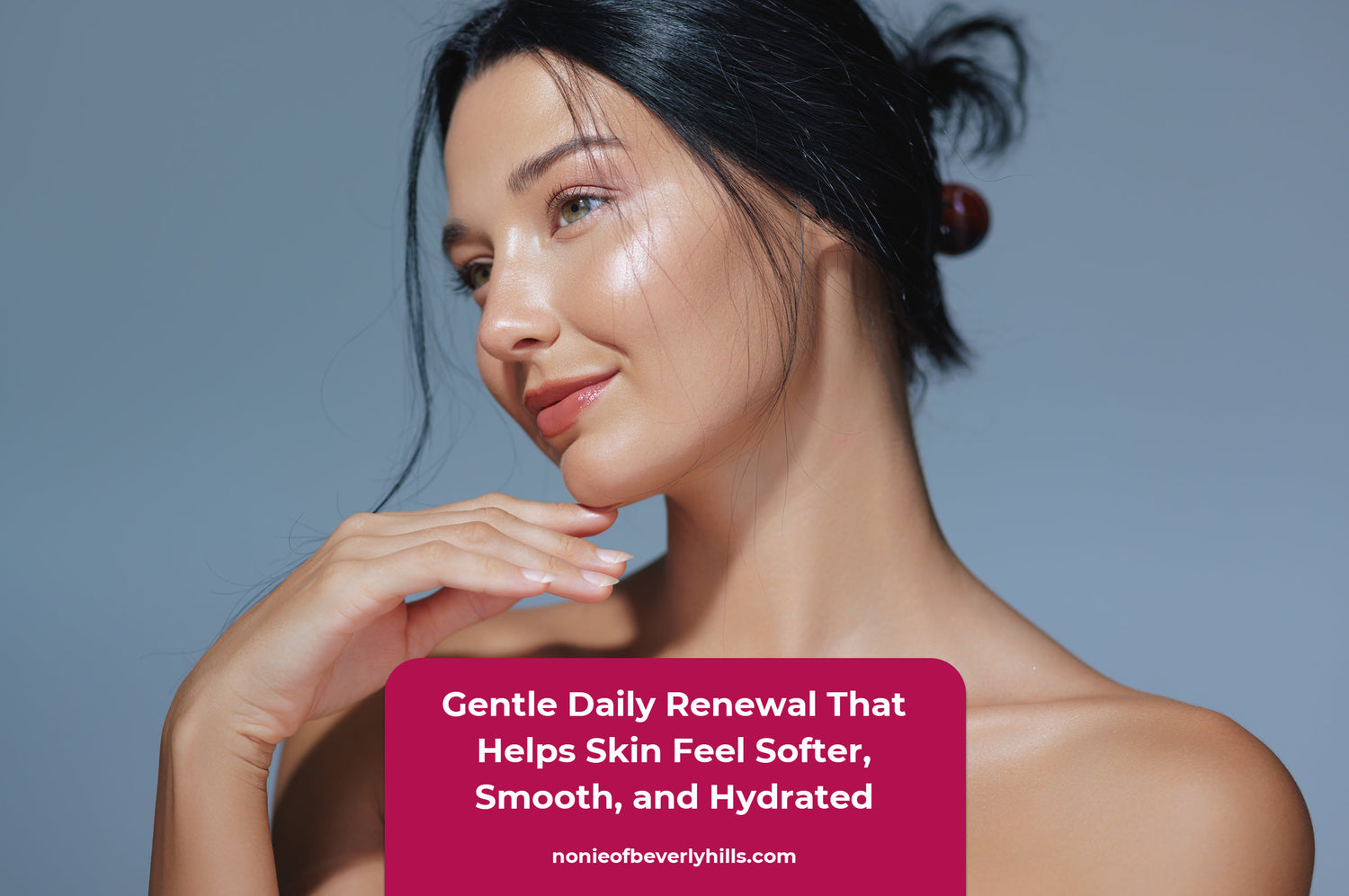 AHA body care helps smooth and hydrate skin that feels dry or uneven.