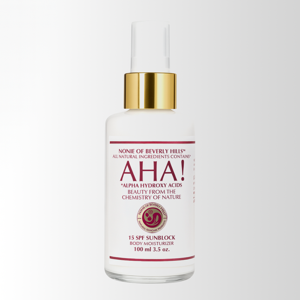AHA! 15 SPF Sunblock Moisturizer 3.5 oz