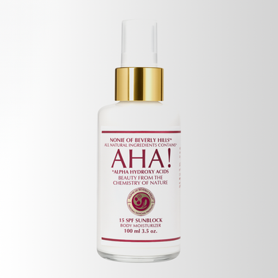 AHA! 15 SPF Sunblock Moisturizer 3.5 oz