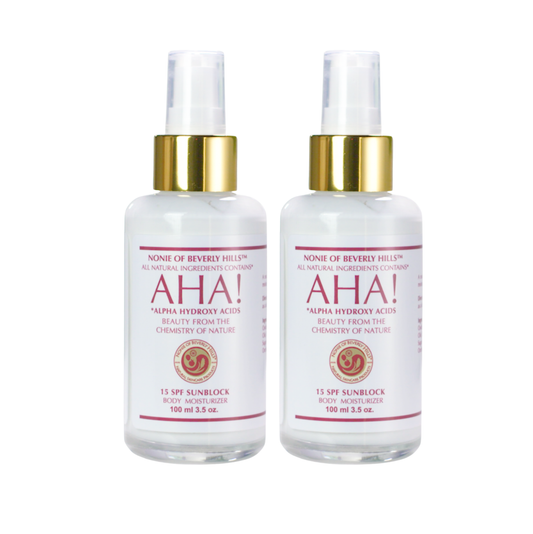 AHA! SPF 15 Sunblock 3.5 oz. Pack of 2