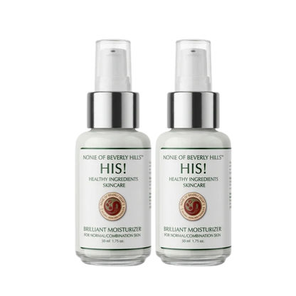 HIS! AHA Brilliant Moisturizer 1.75 oz. Pack of 2