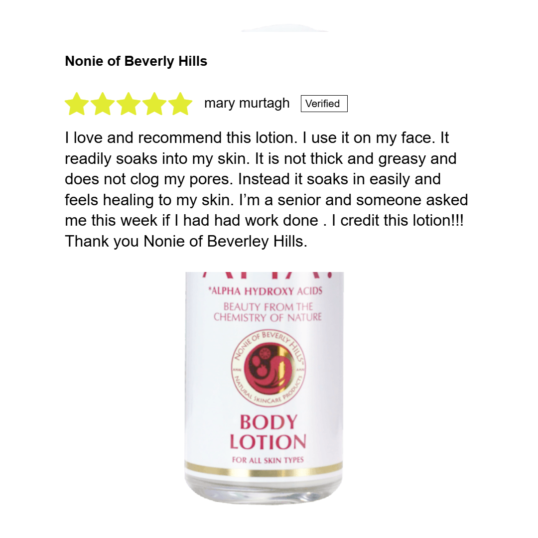 AHA! Body Lotion 7.0 oz - for All Skin Types