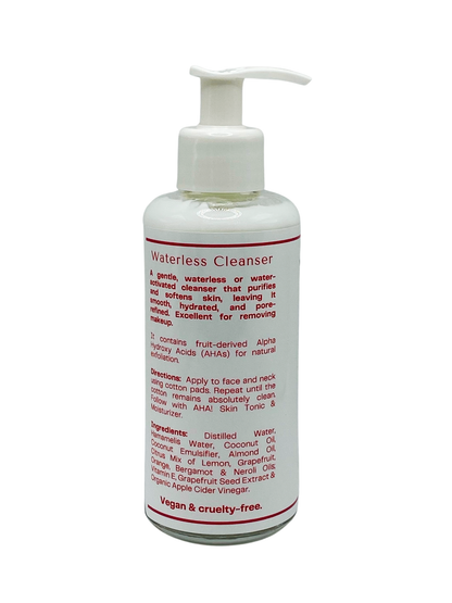 Nonie AHA Skin Cleanser bottle back