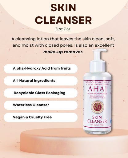 AHA! Skin Cleanser 7.0 oz - for All Skin Types