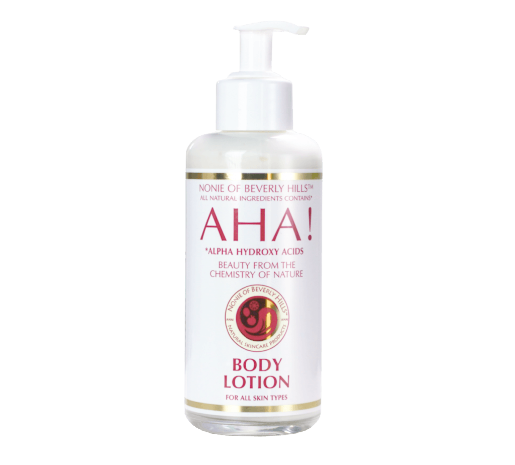 AHA! Body Lotion 7.0 oz - for All Skin Types - Nonie of Beverly Hills