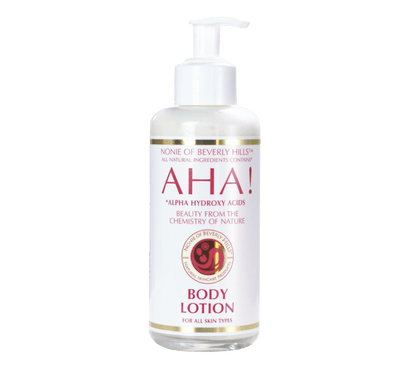 AHA! Body Lotion 7.0 oz - for All Skin Types - Nonie of Beverly Hills
