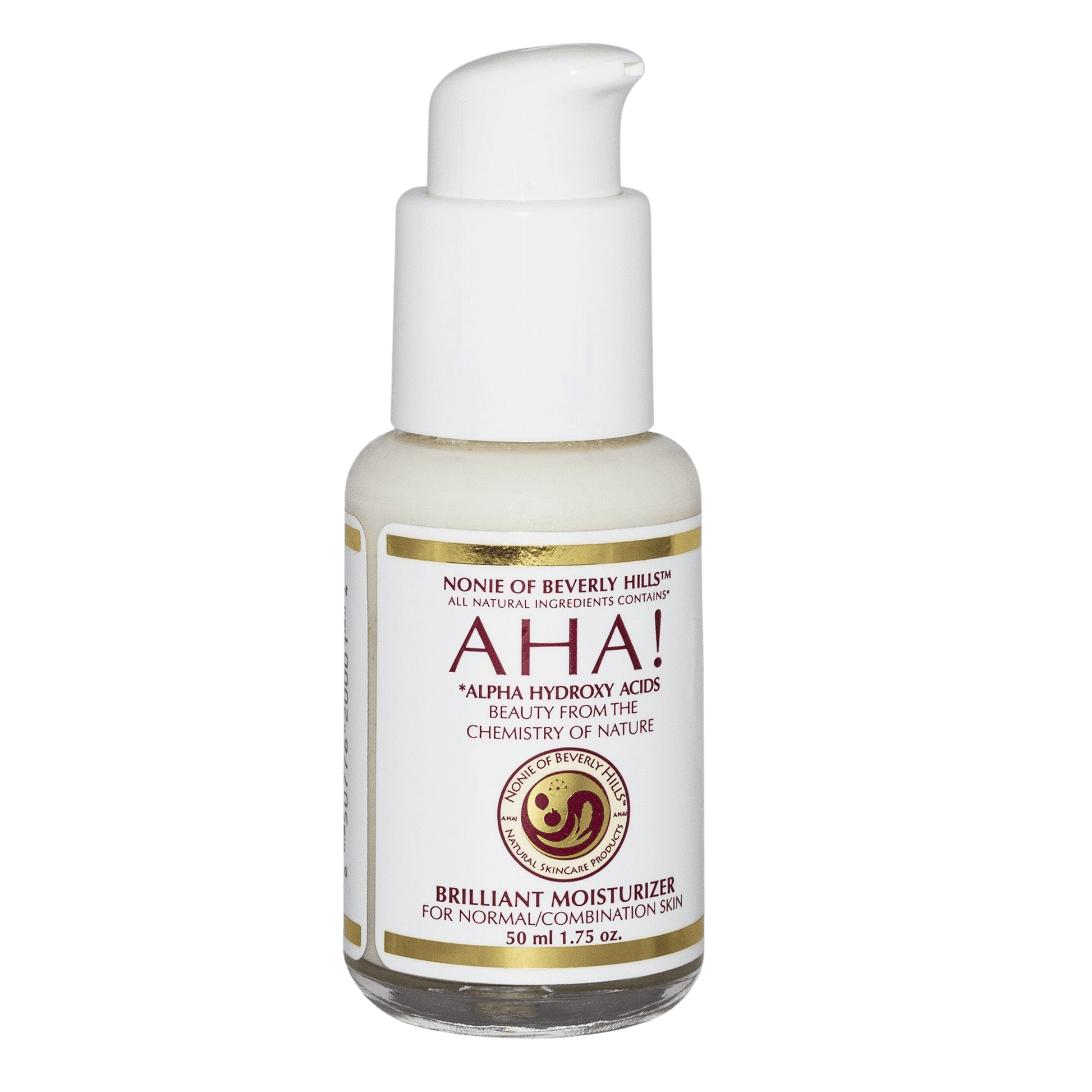 AHA! Brilliant Moisturizer 1.75 oz - for Normal/Combination Skin - Nonie of Beverly Hills