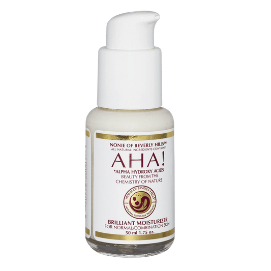 AHA! Brilliant Moisturizer 1.75 oz - for Normal/Combination Skin - Nonie of Beverly Hills