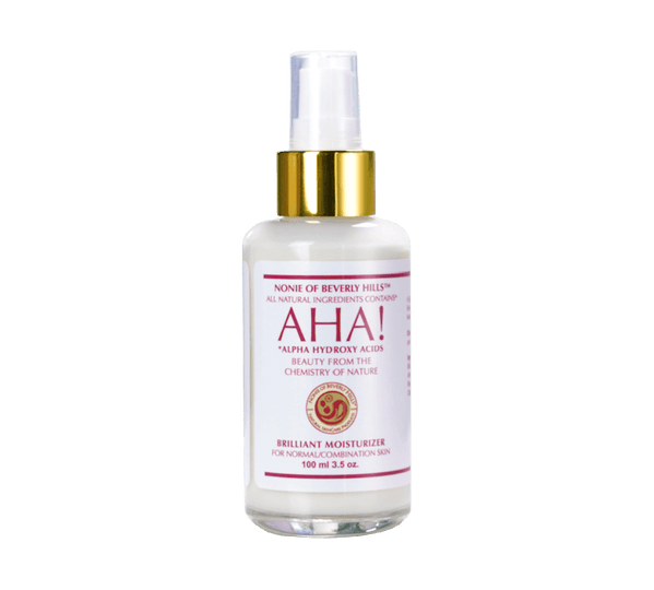 AHA! Brilliant Moisturizer 3.5 oz - For Normal/Combination Skin - Nonie of Beverly Hills