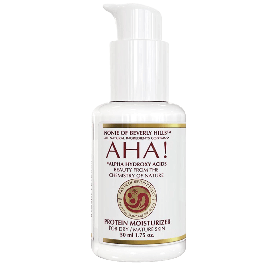 AHA! Protein Moisturizer 1.75 oz - for Dry/Mature Skin - Nonie of Beverly Hills