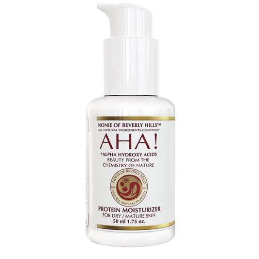 AHA! Protein Moisturizer 1.75 oz - for Dry/Mature Skin - Nonie of Beverly Hills